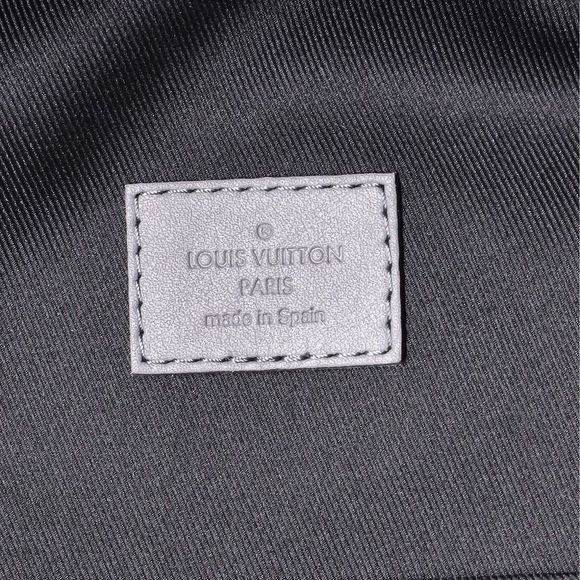 Louis Vuitton Racer Backpack Monogram Shadow Leather Gray - Picture 6 of 7